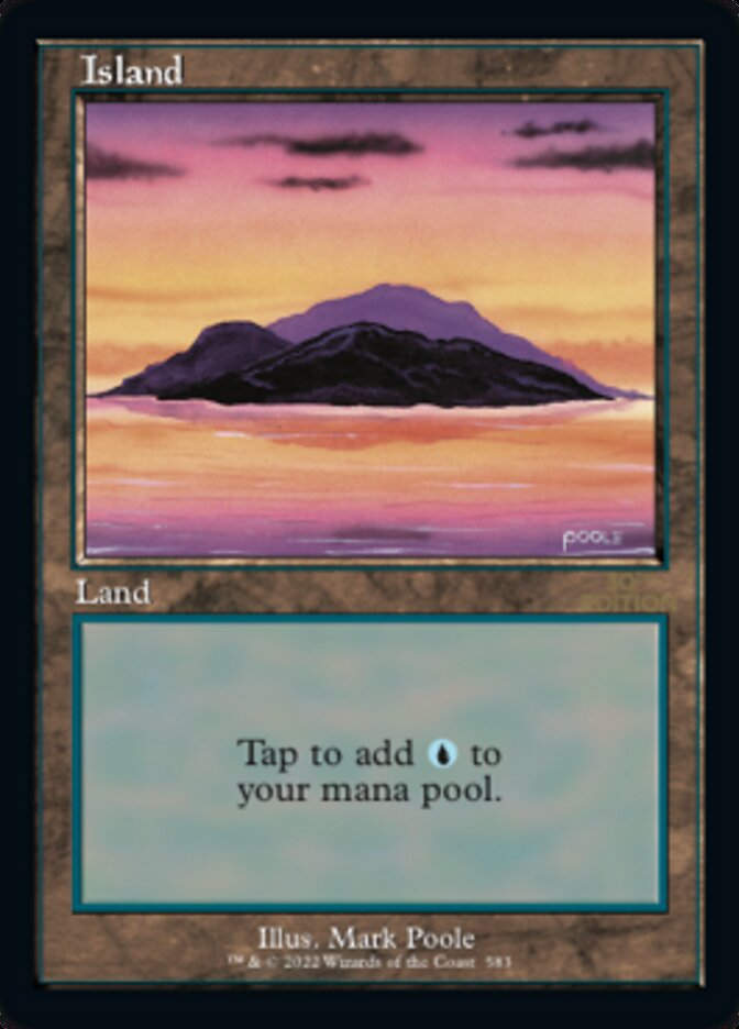 Island (30a_583) / Retro Frame