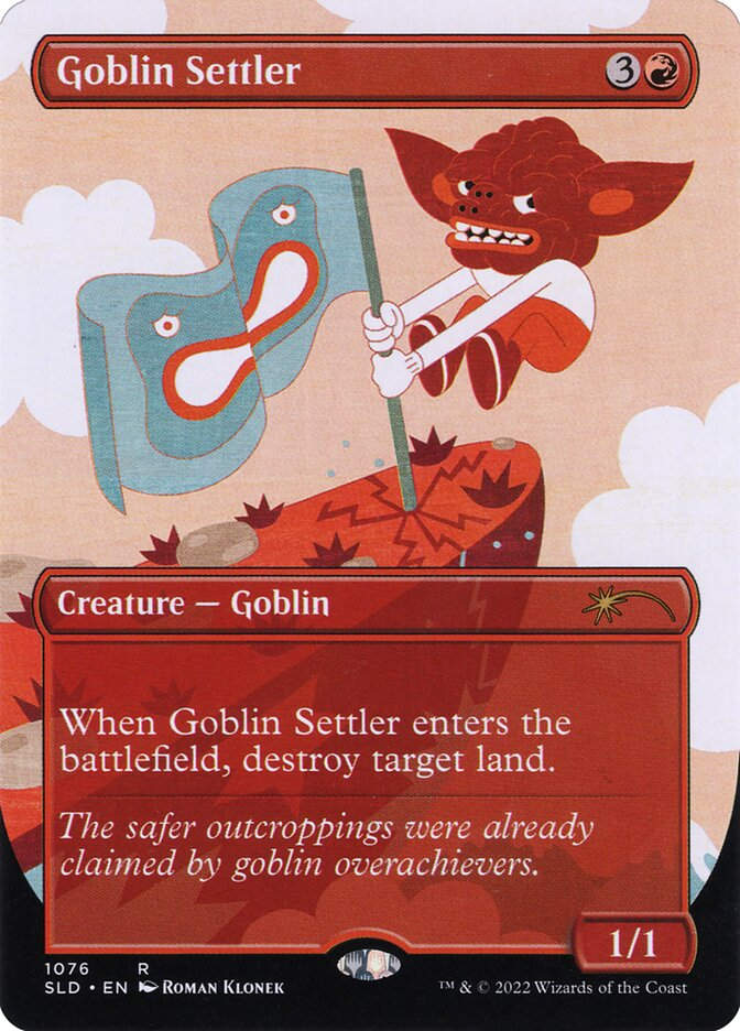 Goblin Settler (SLD) (1076) / Borderless