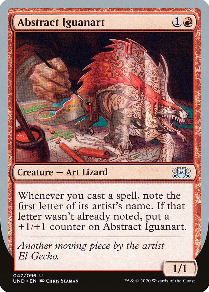 Abstract Iguanart (UND) (47)