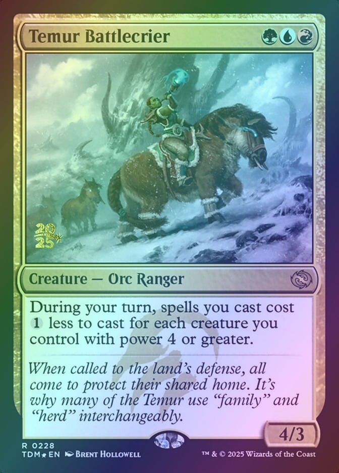 Temur Battlecrier (PTDM) (228s) / Foil