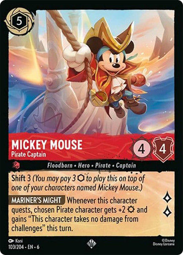 Mickey Mouse - Pirate Captain (LOR_AZU)