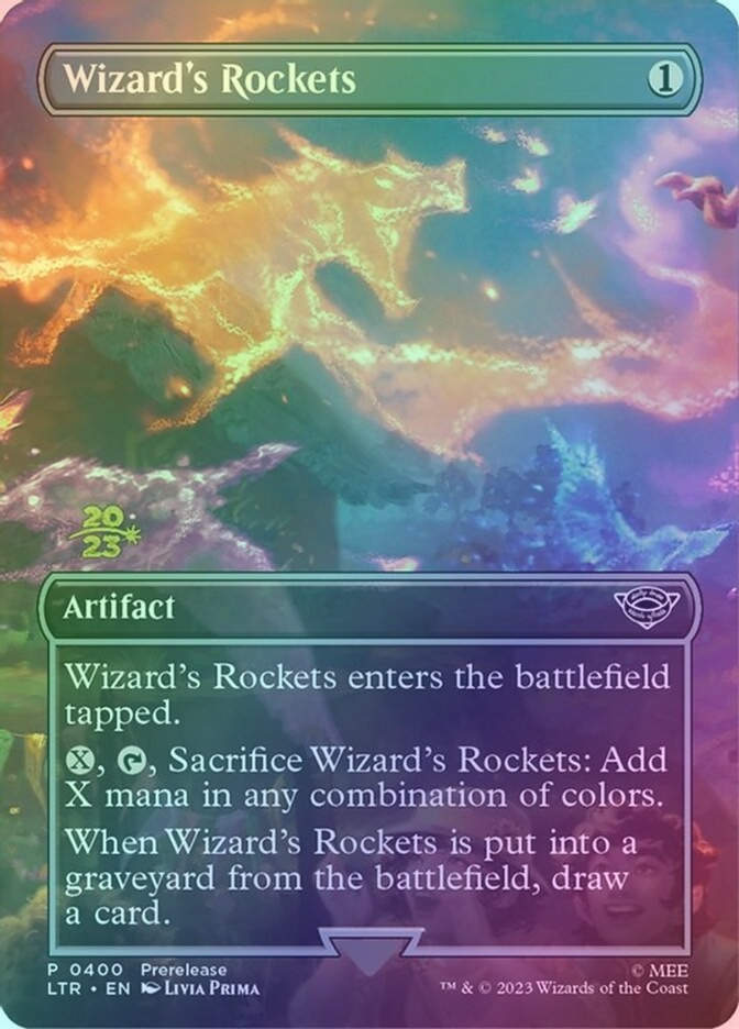 Wizard's Rockets (PLTR) (400s) / Borderless / Foil