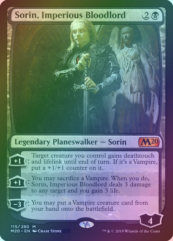Sorin, Imperious Bloodlord (M20) (115) / Foil