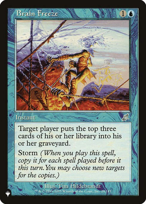 Brain Freeze (PLST) (SCG-29)