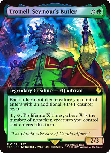 Tromell, Seymour's Butler (FIC) (162) / Extended Art / Foil