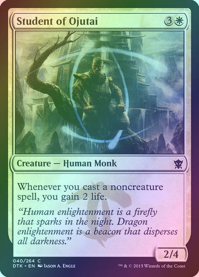 Student of Ojutai (DTK) (40) / Foil