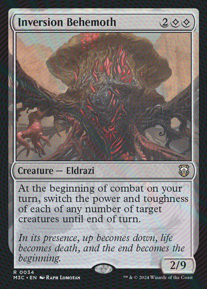 Inversion Behemoth (M3C) (34) / Ripple Foil