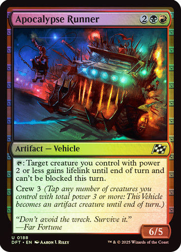 Apocalypse Runner (DFT) (188) / Foil