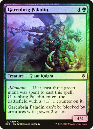 Garenbrig Paladin (ELD) (157) / Foil