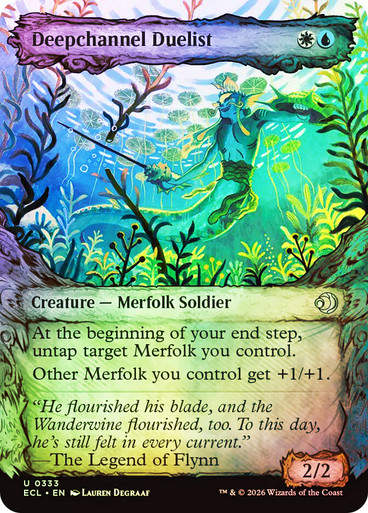 Deepchannel Duelist (ECL) (333) / Showcase / Foil