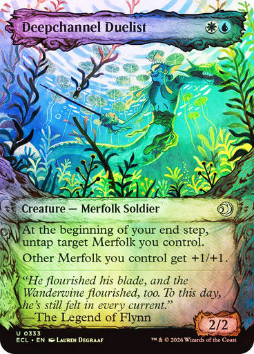 Deepchannel Duelist (ECL) (333) / Showcase / Foil