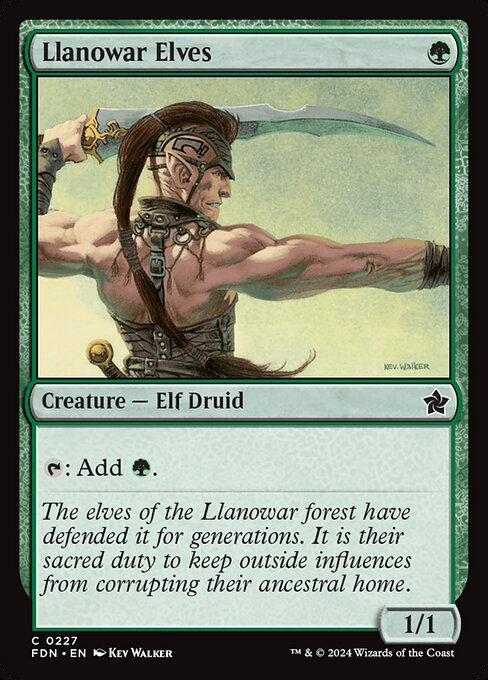 Llanowar Elves (FDN) (227)