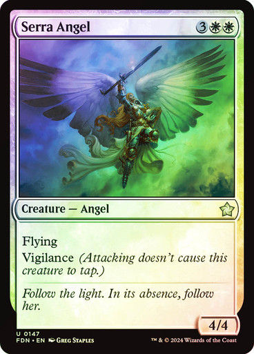 Serra Angel (FDN) (147) / Foil