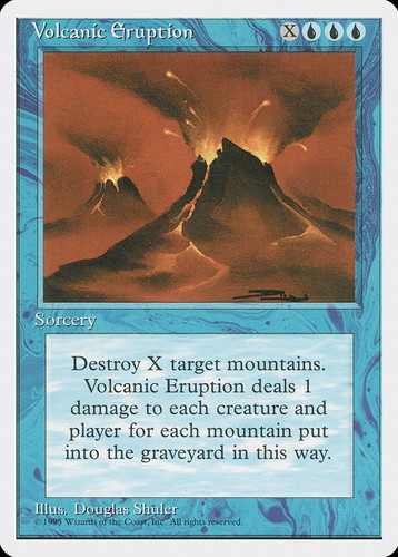 Volcanic 　MTG Volcanic Eruption (4ed) | MTG Wolf México