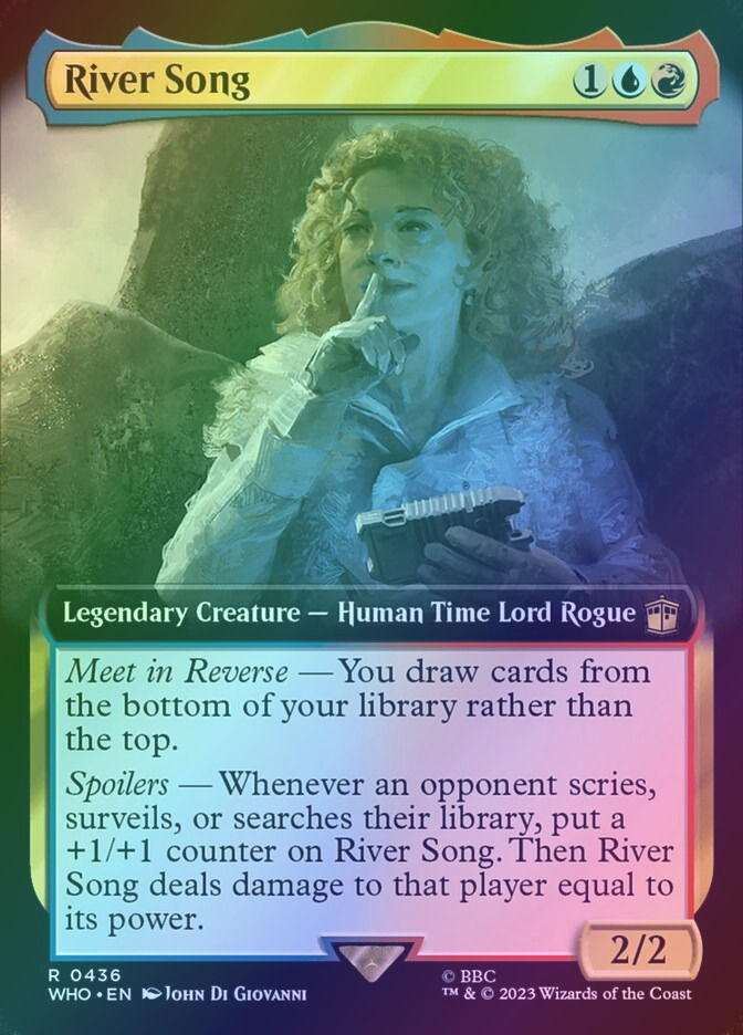 River Song (WHO) (436) / Extended Art / Foil