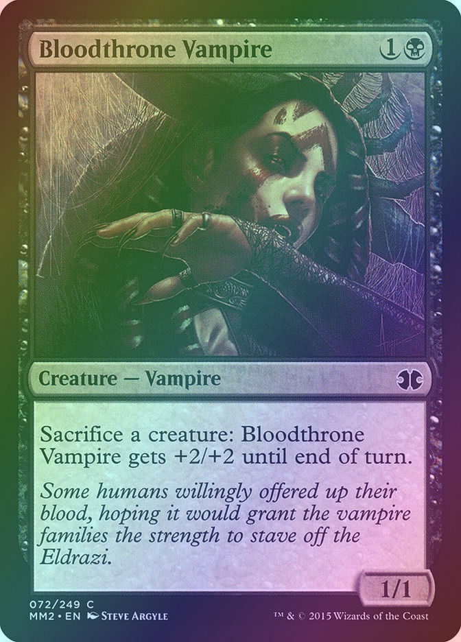 Bloodthrone Vampire (MM2) (72) / Foil
