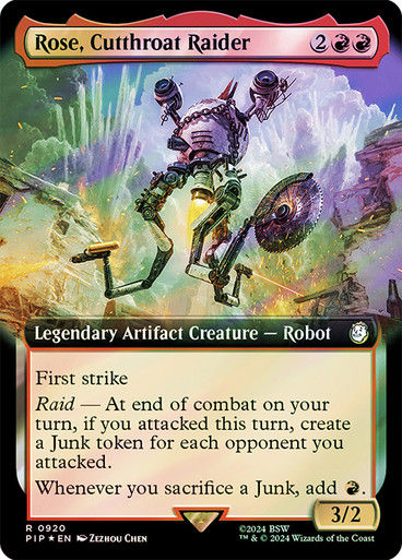 Rose, Cutthroat Raider (pip) (920) / Extended Surge Foil