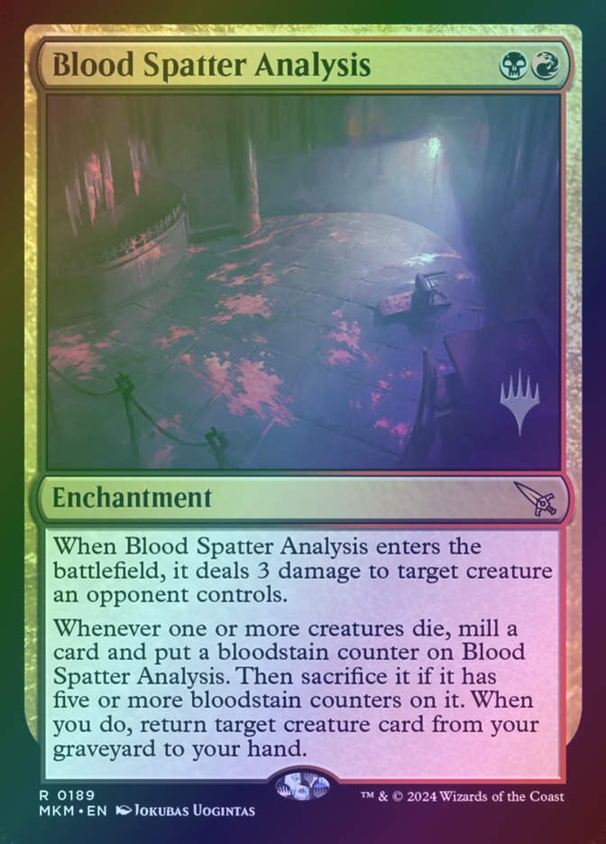Blood Spatter Analysis (PMKM) (189p) / Foil