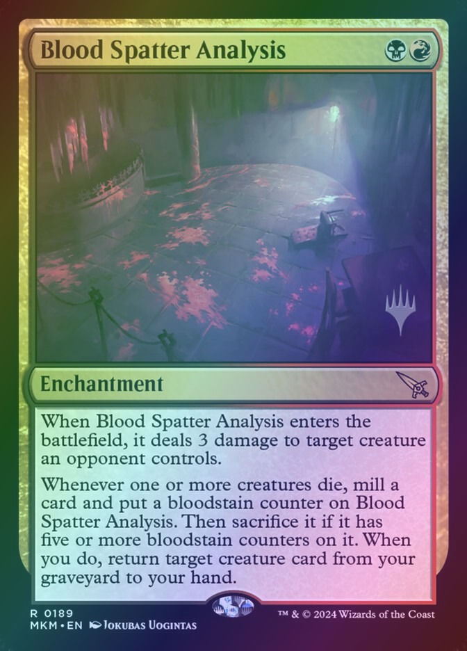 Blood Spatter Analysis (PMKM) (189p) / Foil