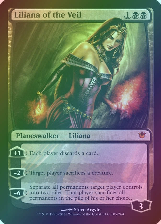 Liliana of the Veil (ISD) (105) / Foil