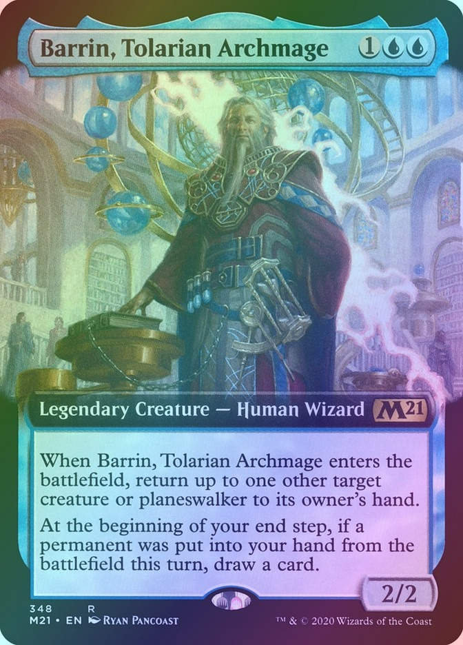 Barrin, Tolarian Archmage (M21) (348) / Extended Art / Foil