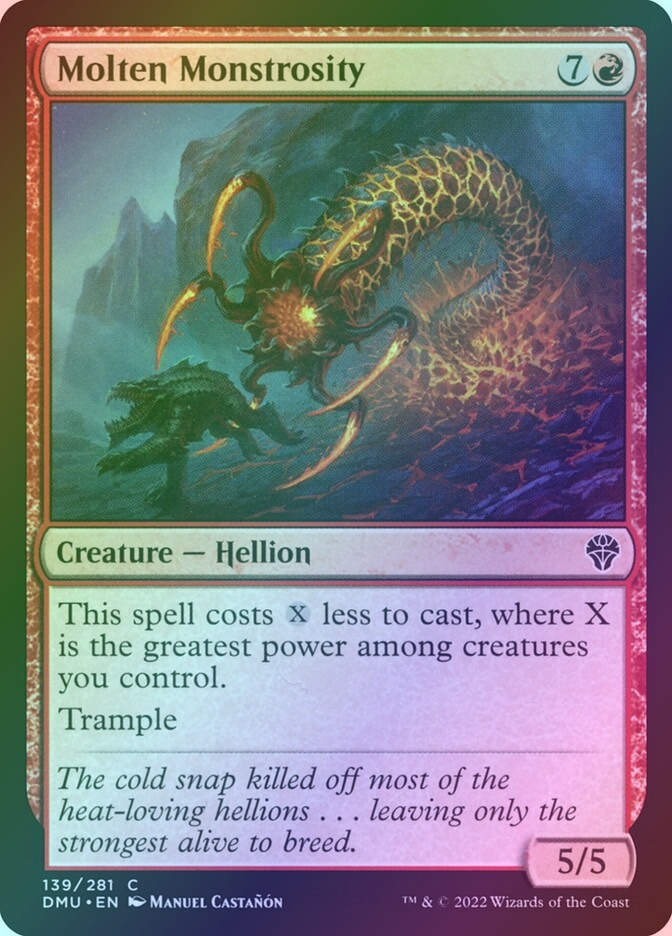 Molten Monstrosity (DMU) (139) / Foil