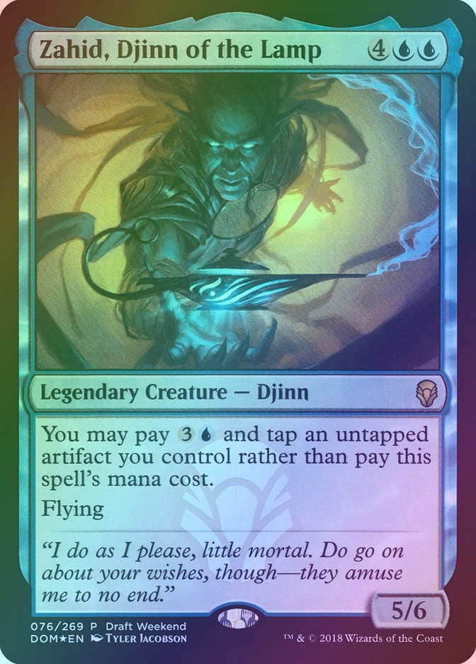 Zahid, Djinn of the Lamp (PDOM) (76) / Foil