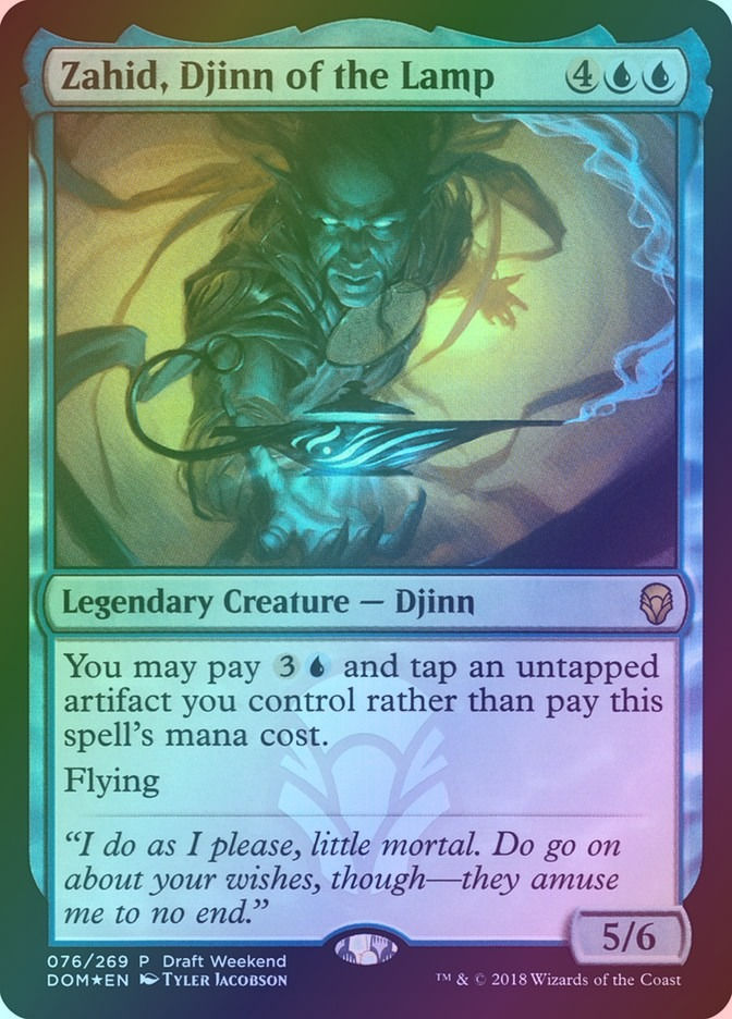 Zahid, Djinn of the Lamp (PDOM) (76) / Foil