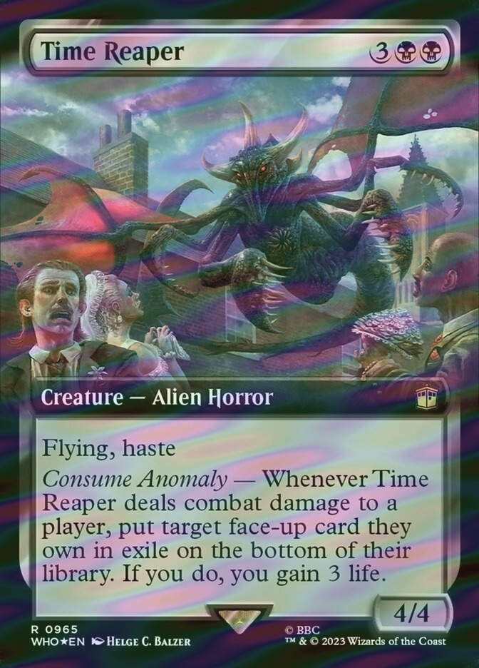 Time Reaper (WHO) (965) / Extended Art / Surge Foil
