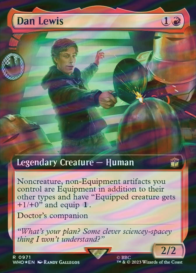 Dan Lewis (WHO) (971) / Extended Art / Surge Foil