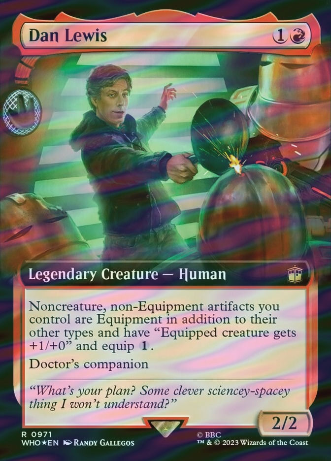 Dan Lewis (WHO) (971) / Extended Art / Surge Foil