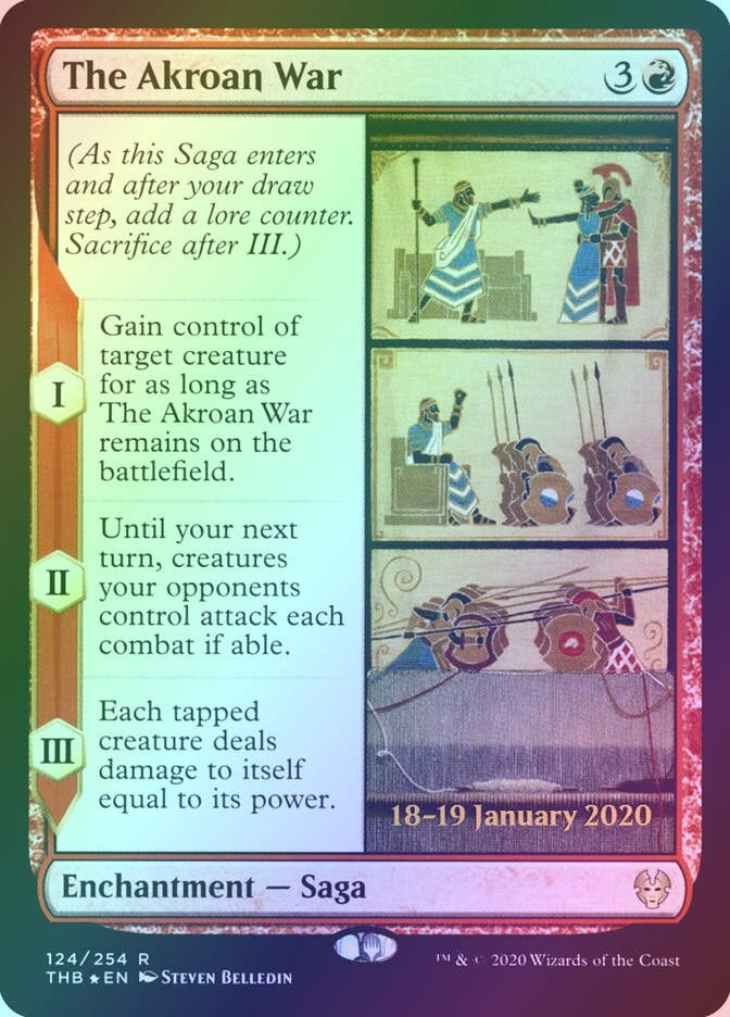 The Akroan War (PTHB) (124s) / Foil