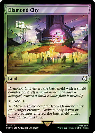 Diamond City (pip) (675) / Surge Foil