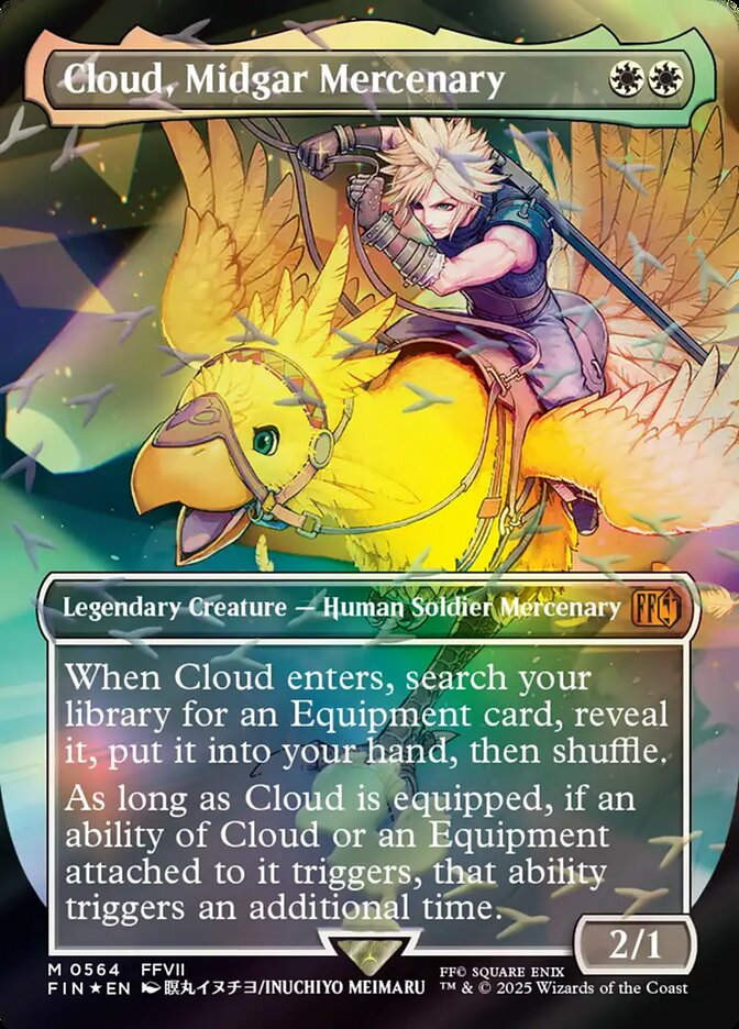 Cloud, Midgar Mercenary (FIN) (564) / Borderless / Foil