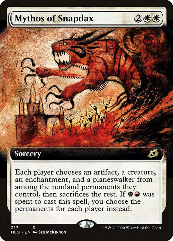 Mythos of Snapdax (IKO) (317) / Extended Art
