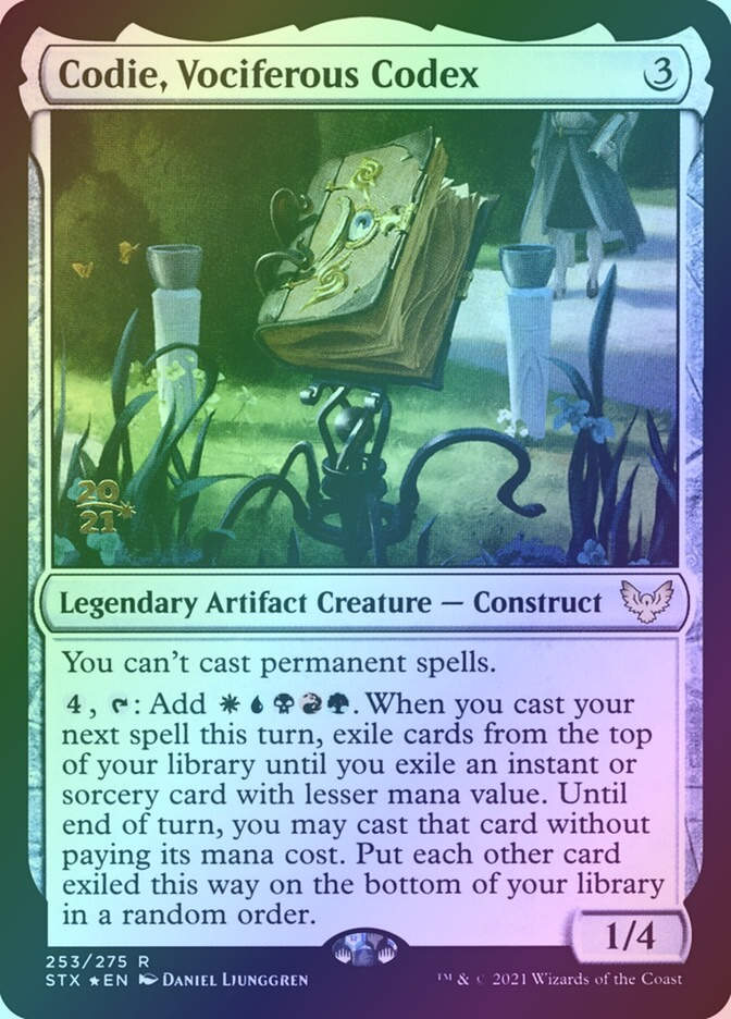 Codie, Vociferous Codex (PSTX) (253s) / Foil