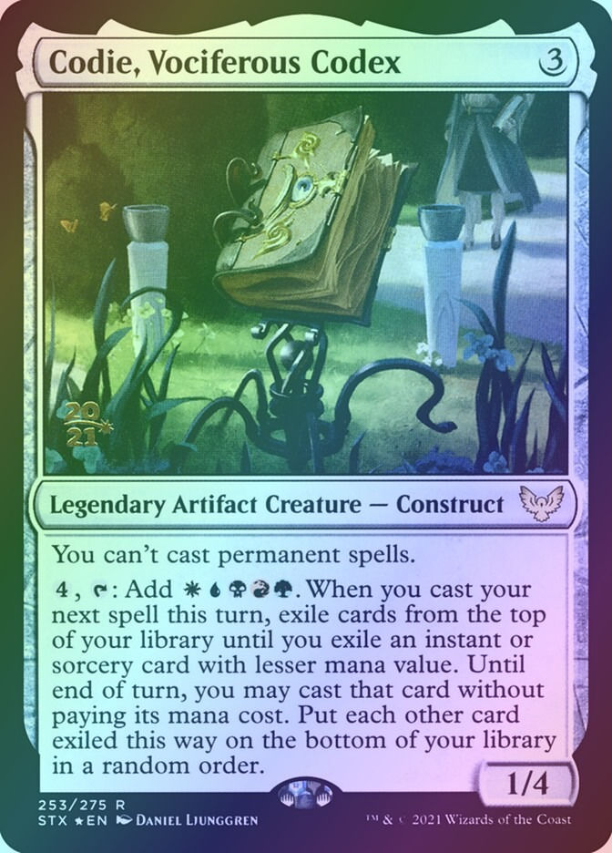 Codie, Vociferous Codex (PSTX) (253s) / Foil