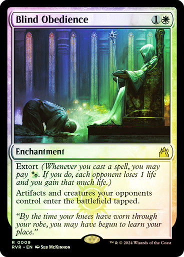 Blind Obedience (rvr) (9) / Foil