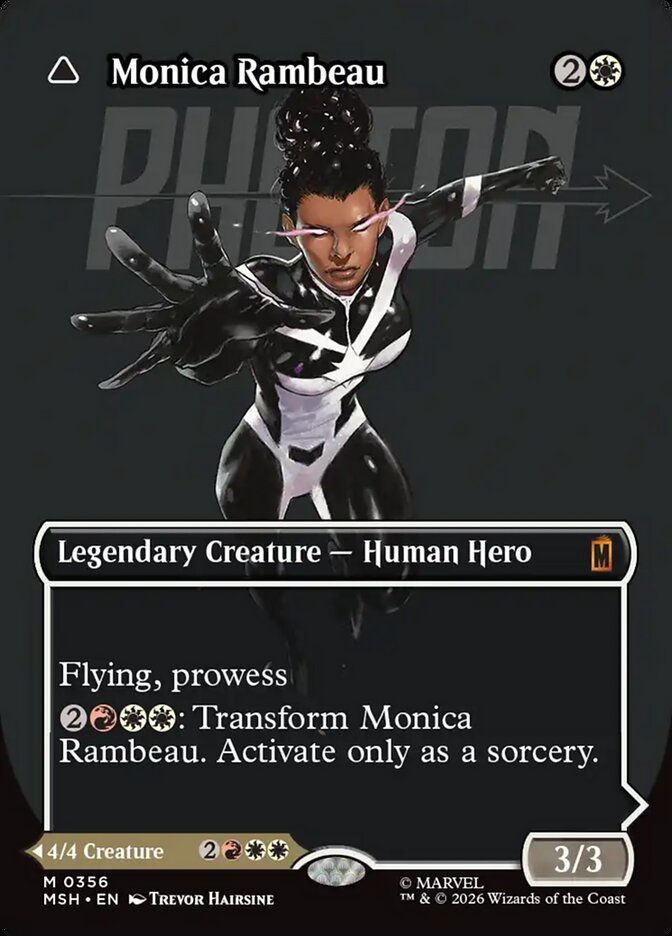 Monica Rambeau // Photon, Living Light (MSH) (356) / Borderless — cara 1 de 2