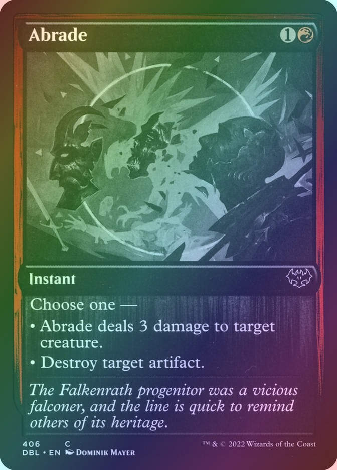 Abrade (DBL) (406) / Foil