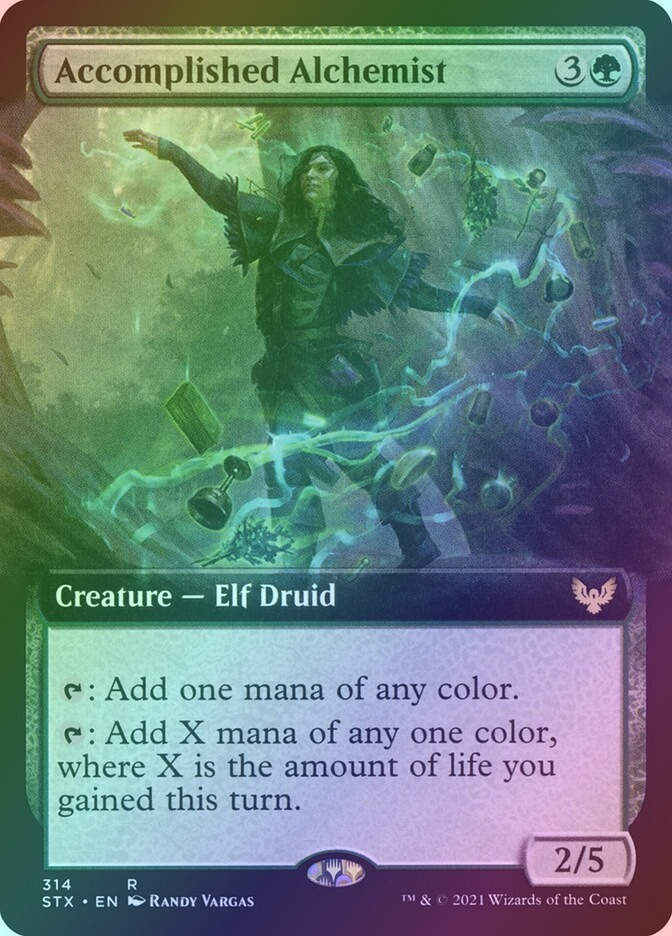 Accomplished Alchemist (STX) (314) / Extended Art / Foil