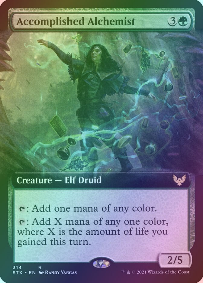 Accomplished Alchemist (STX) (314) / Extended Art / Foil
