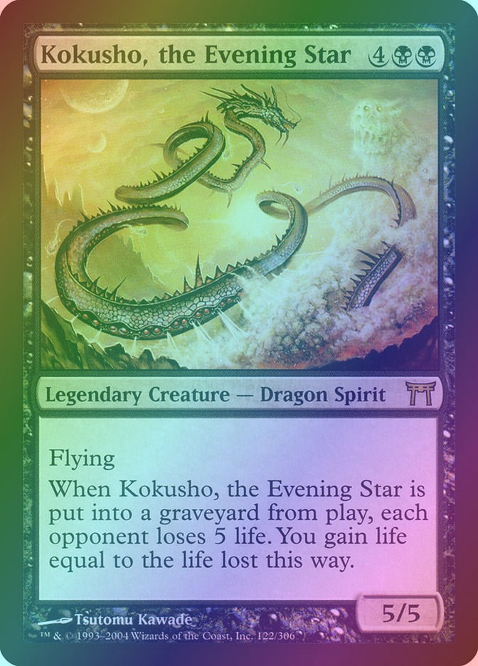 Kokusho, the Evening Star (CHK) (122) / Foil