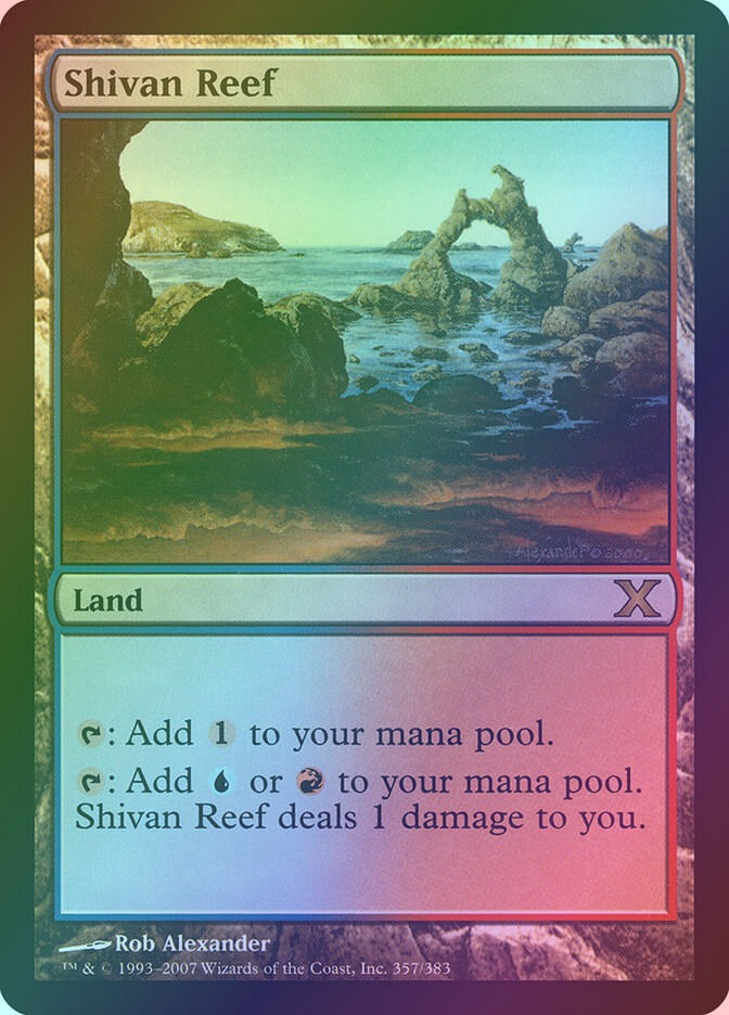 Shivan Reef (10E) (357) / Foil