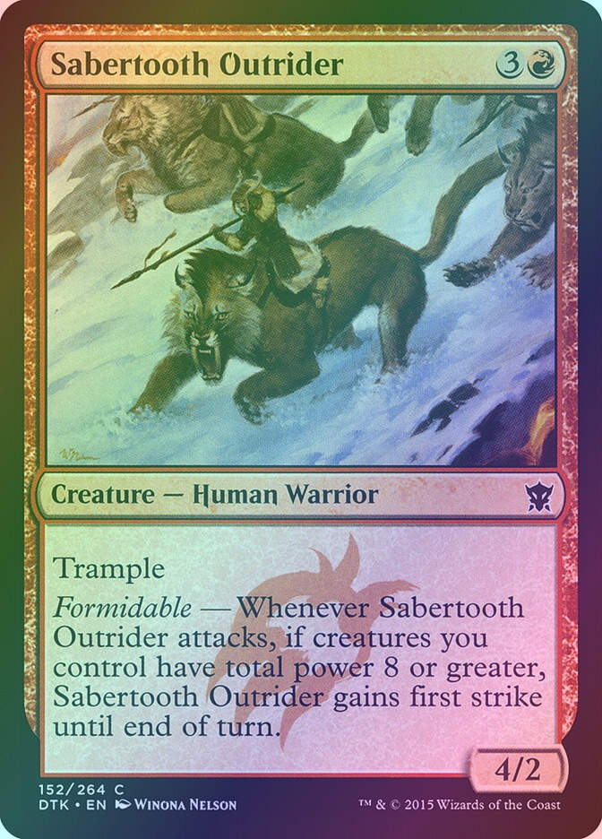Sabertooth Outrider (DTK) (152) / Foil