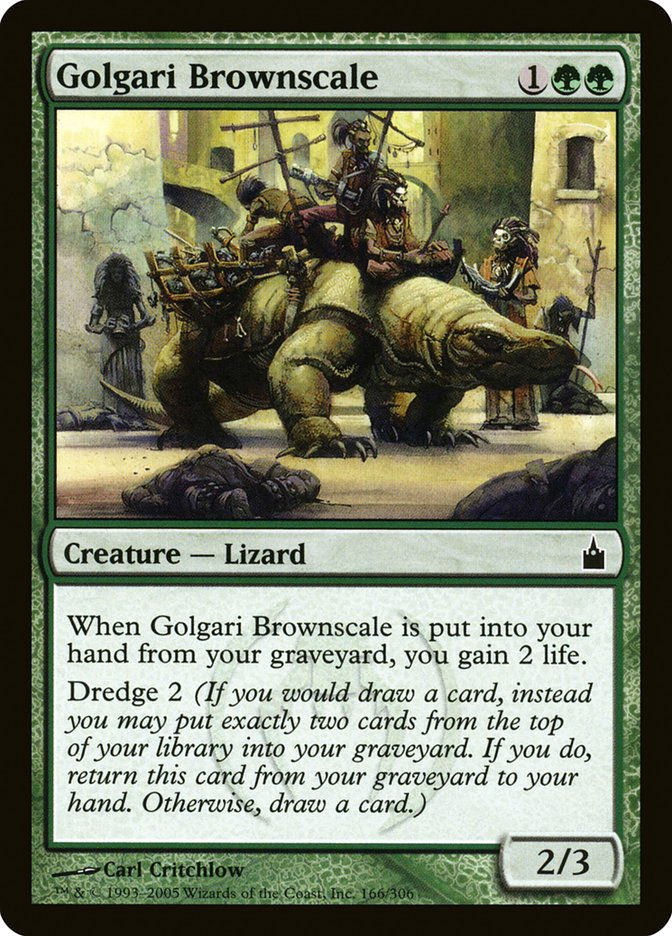 Golgari Brownscale (rav)