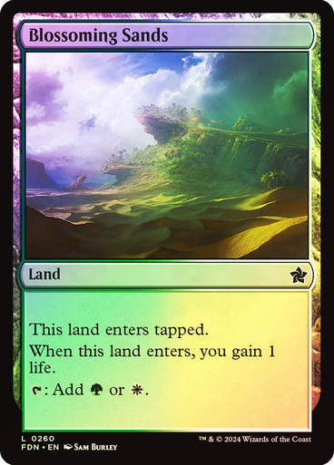 Blossoming Sands (FDN) (260) / Foil