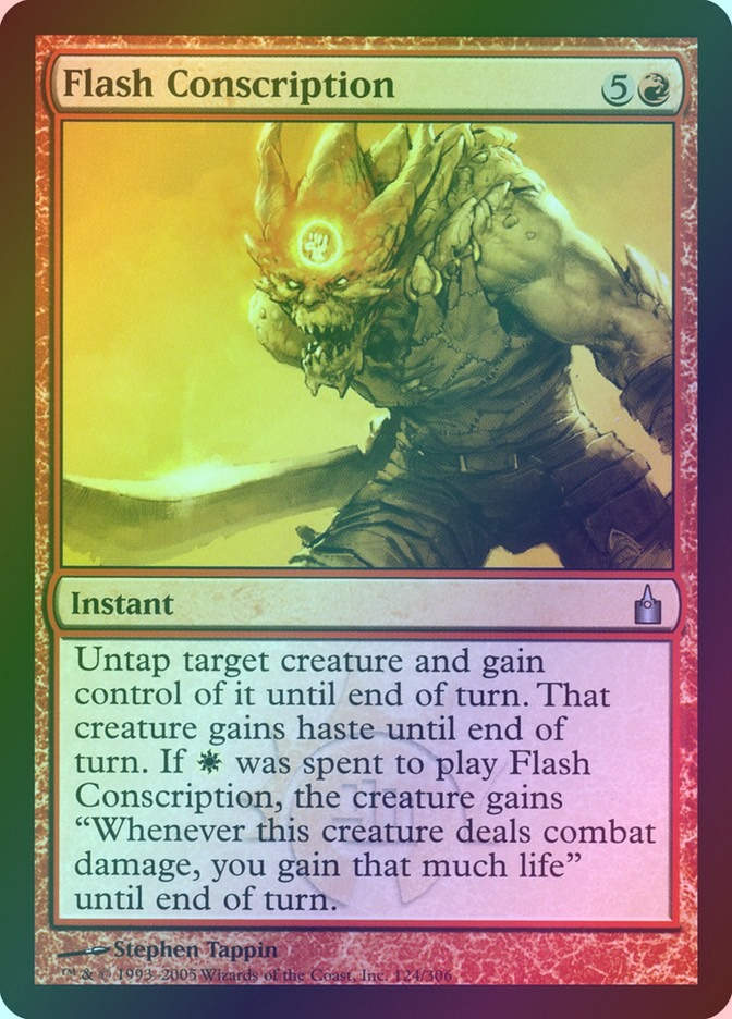 Flash Conscription (RAV) (124) / Foil