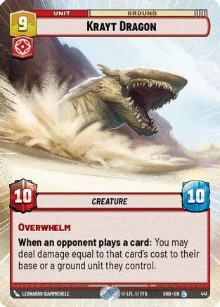Krayt Dragon (Hyperspace) (SHD_#441) / Foil