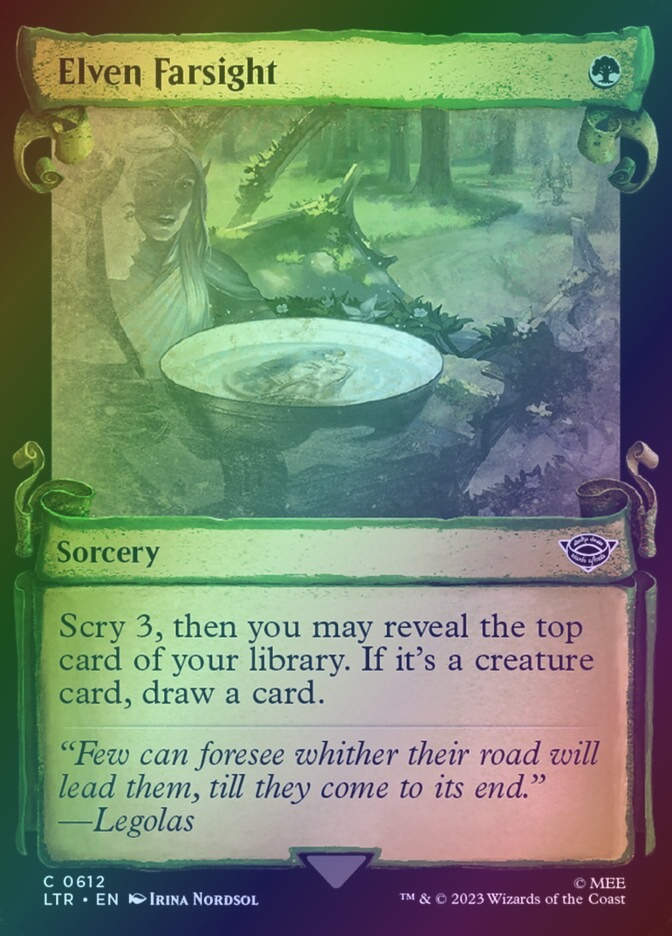 Elven Farsight (LTR) (612) / Showcase / Foil